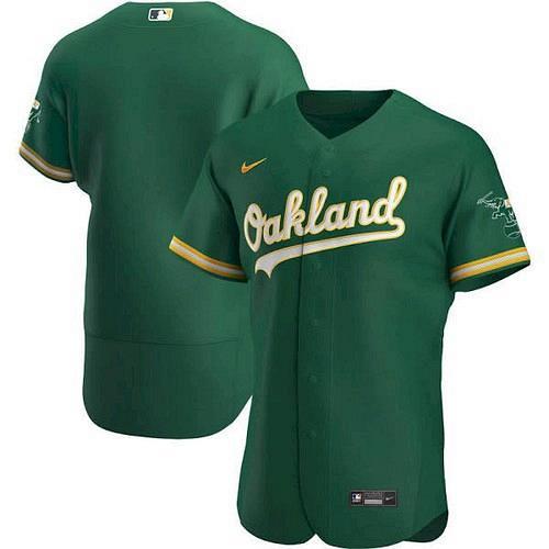 Men Oakland Athletics Kelly Green Authentic Team Jersey