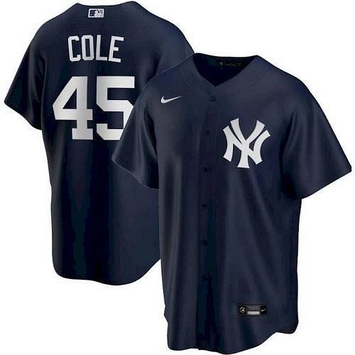 Men Gerrit Cole Navy New York Yankees Alternate Replica Player Name Jersey