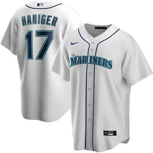 Men Mitch Haniger White Seattle Mariners Home 2020 Replica Player Jersey