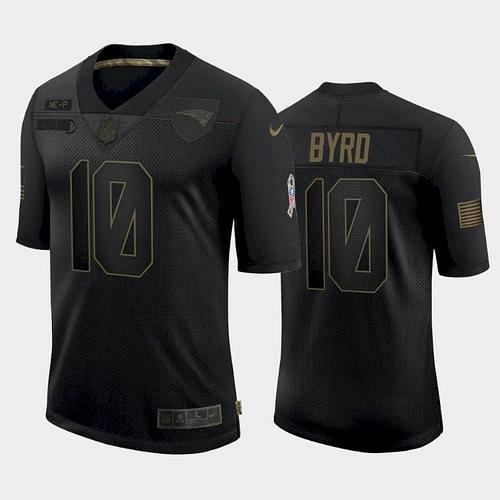 Men Patriots Damiere Byrd 2021 Salute to Service Limited Jersey