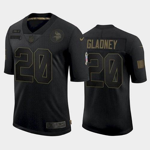 Men Vikings Jeff Gladney 2021 Salute to Service Limited Jersey