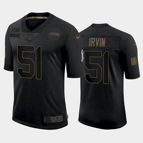 Men Seahawks Bruce Irvin 2021 Salute to Service Limited Jersey