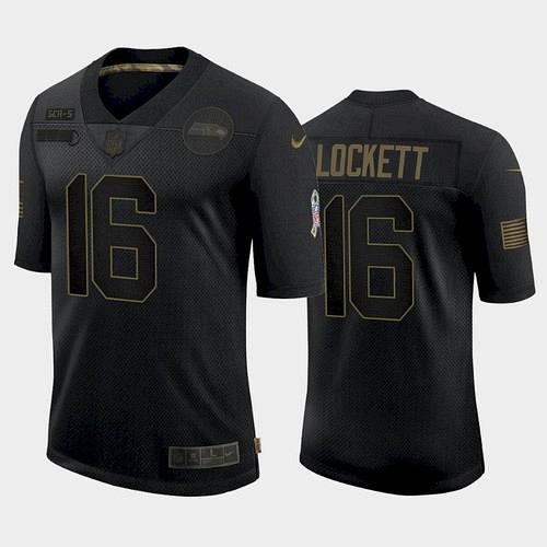 Men Seahawks Tyler Lockett 2021 Salute to Service Limited Jersey