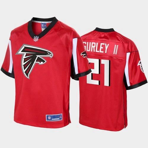 Men Atlanta Falcons Todd Gurley II Pro Line Icon Jersey - Red