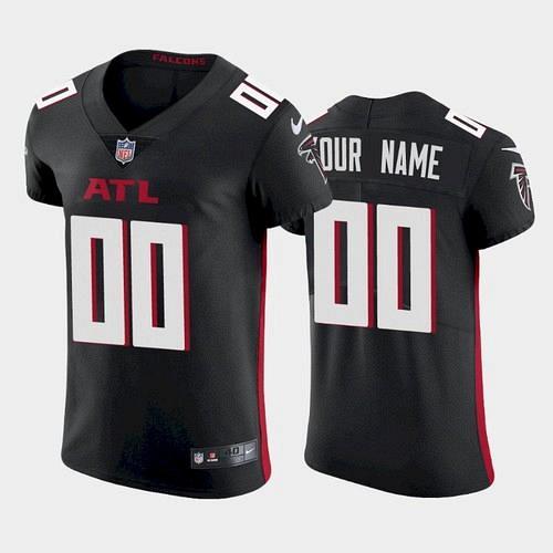 Men Atlanta Falcons Custom Vapor Elite Jersey - Black