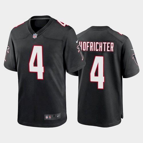 Men Falcons Sterling Hofrichter Throwback Game Jersey - Black