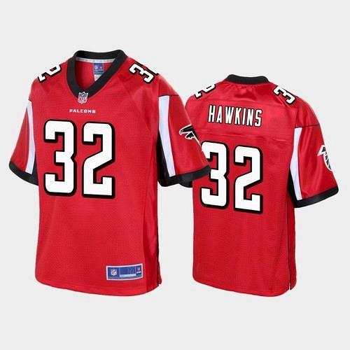 Men Atlanta Falcons Jaylinn Hawkins Pro Line Jersey - Red