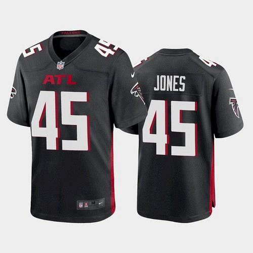 Men's Atlanta Falcons Deion Jones 2021 Game Jersey - Black