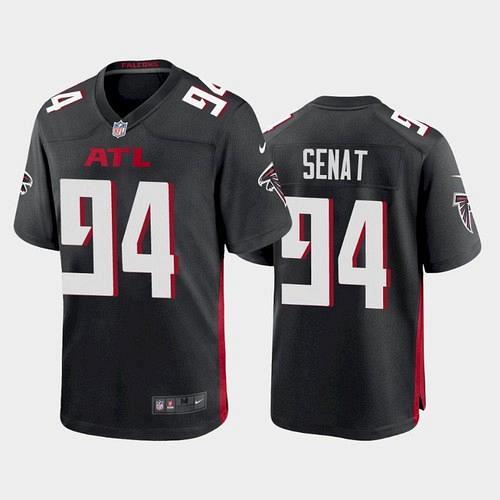 Men's Atlanta Falcons Deadrin Senat 2021 Game Jersey - Black