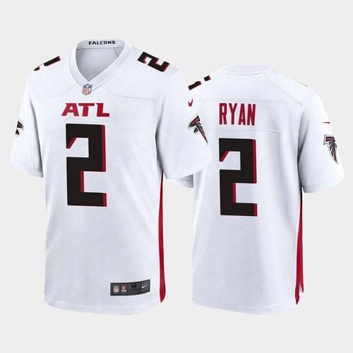 Men's Atlanta Falcons Matt Ryan 2021 Game Jersey - White