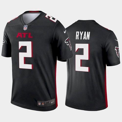 Men's Atlanta Falcons Matt Ryan Legend Jersey - Black