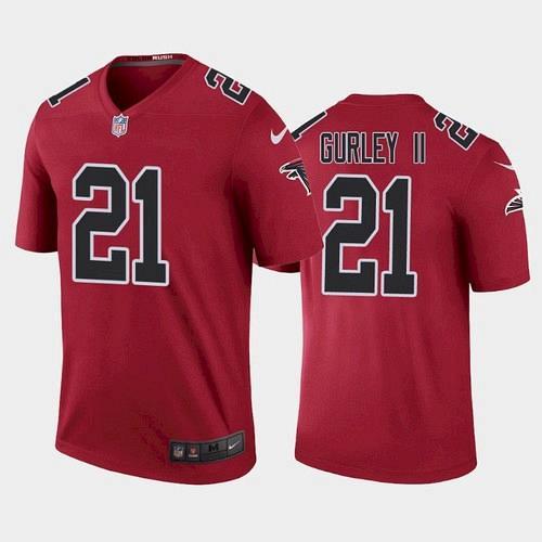 Men's Atlanta Falcons Todd Gurley Color Rush Legend Jersey - Red