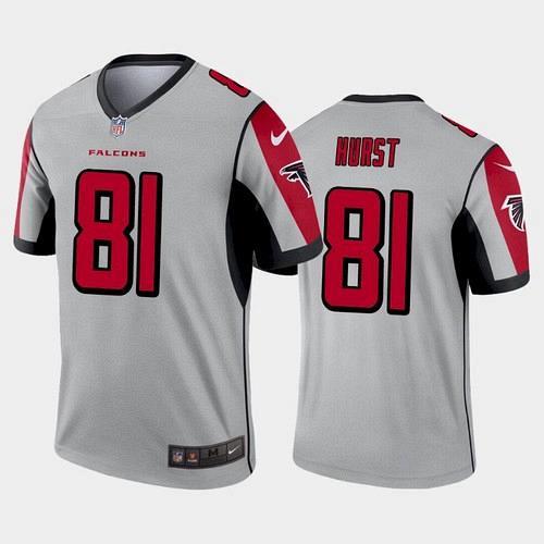 Men's Atlanta Falcons Hayden Hurst Inverted Legend Jersey - Silver