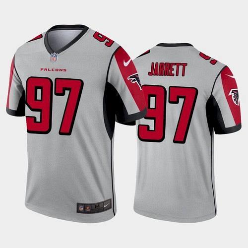 Men's Atlanta Falcons Grady Jarrett Inverted Legend Jersey - Silver