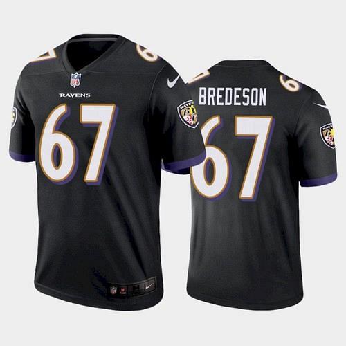 Men's Baltimore Ravens Ben Bredeson Legend Jersey - Black