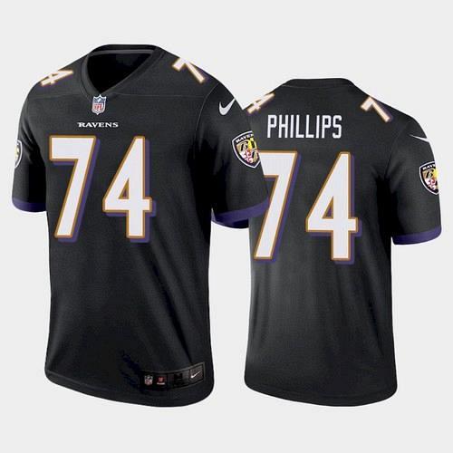 Men's Baltimore Ravens Tyre Phillips Legend Jersey - Black
