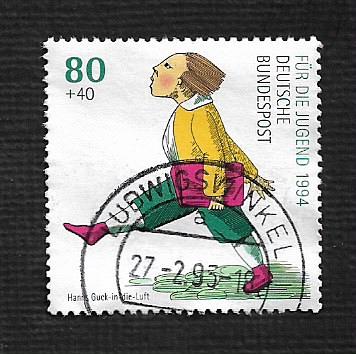 German Used Scott #B763 Catalog Value $2.00