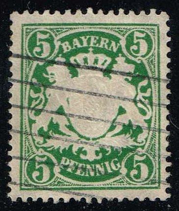 Germany-Bavaria #62 Coat of Arms; Used|BAY062-03