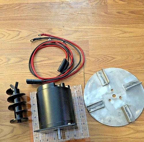 thumbnail image 2 of Winter New Salt Spreader Motor Kit Compatible With Spinner Auger Hub Lead Wire Fits Meyer 560088 2 of 10