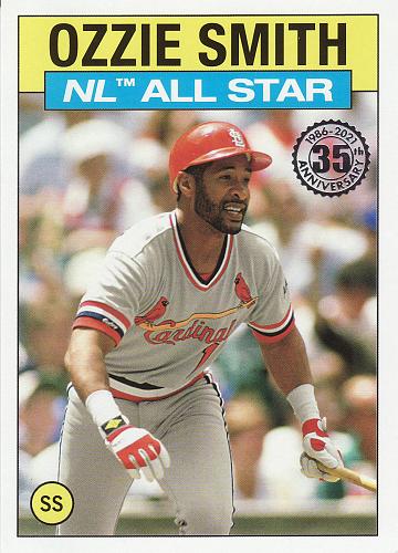 2021 Topps '86 Topps All Star #14 - Ozzie Smith - Cardinals