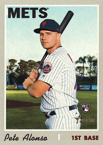 2019 Topps Heritage #519 - Pete Alonso - Mets