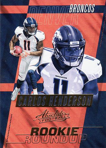 2017 Absolute Rookie Roundup Retail #12 - Carlos Henderson - Broncos