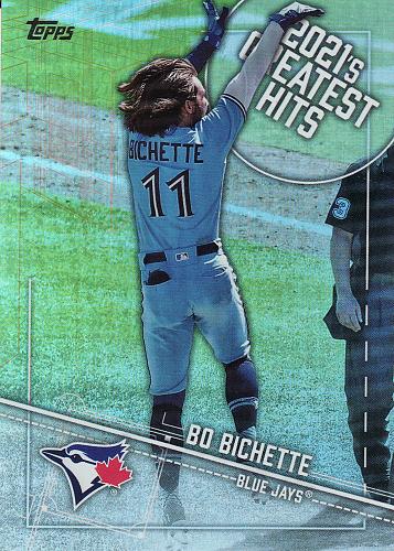 2022 Topps 2021s Greatest Hits #2 - Bo Bichette - Blue Jays