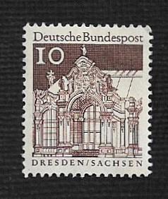 German MNH Scott #937 Catalog Value $.25