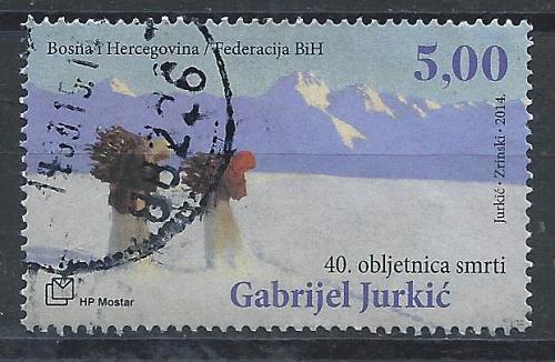 BOSNIA & HERZEGOVINA (Croat.) 2014 – Used Sc. 298. CV $6.50