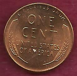 US 1 Cent 1958 D - Wheat Penny - UNC (Copper)