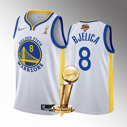 Men's Nemanja Bjelica Golden State Warriors 2022 NBA Champions White Jersey Associati
