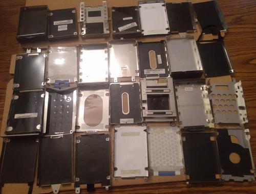 LOT of 50: Laptop Hard Drive Caddy Trays