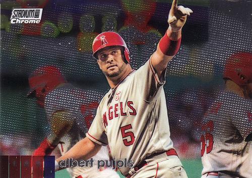 2020 Stadium Club Chrome #33 - Albert Pujols - Angels