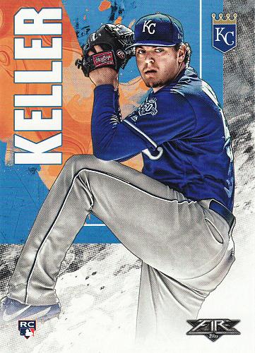 2019 Topps Fire #76 - Brad Keller - Royals