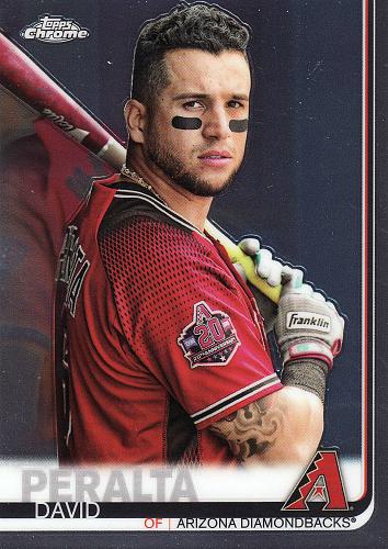 2019 Topps Chrome #9 - David Peralta - Diamondbacks