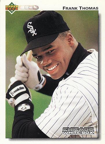 1992 Upper Deck #166 - Frank Thomas - White Sox