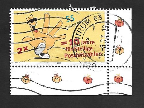 German Used Scott #2244 Catalog Value $.85