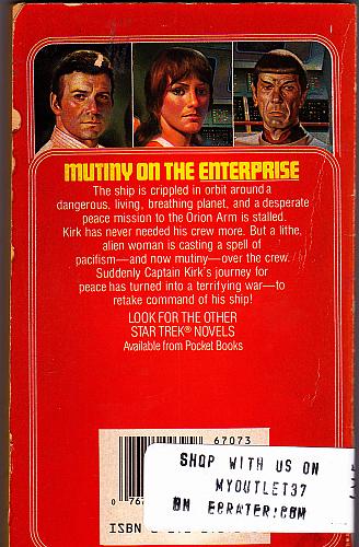 Star Trek #12 Mutiny on the Enterprise by Robert Vardeman 1983 paperback - Very Good