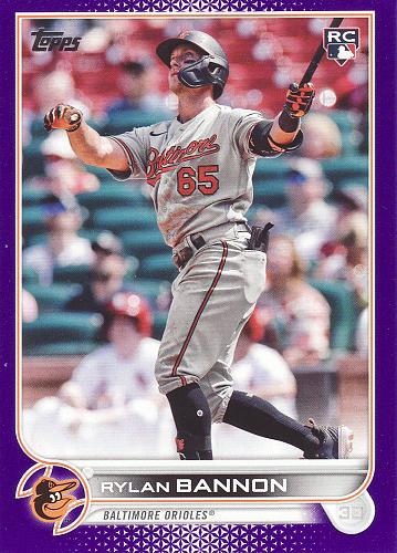 2022 Topps Update Meijer Purple #70 - Rylan Bannon - Orioles