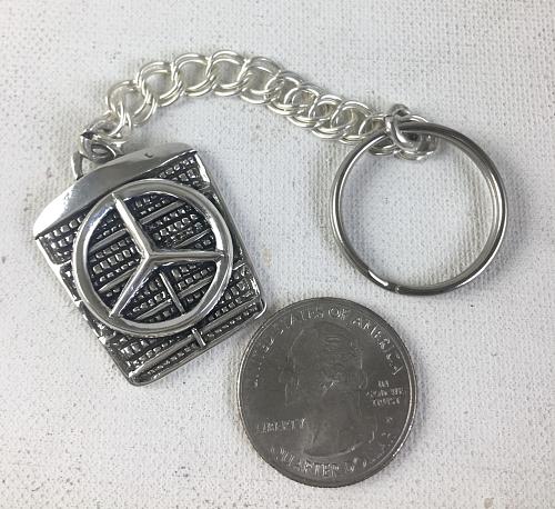 Mercedes Benz Key ring sterling silver