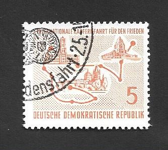 Germany DDR Used Scott #346 Catalog Value $.25