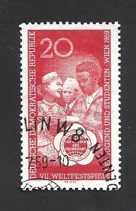 Germany DDR Used Scott #450 Catalog Value $.25