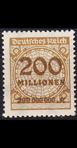 GERMANY REICH [1923] MiNr 0323 APb ( **/mnh )