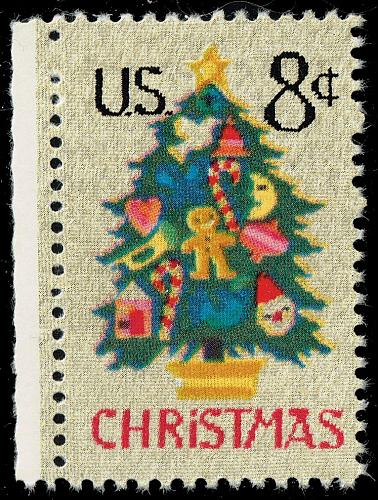 US #1508 Christmas Tree in Needlepoint; MNH |USA1508-07XDP