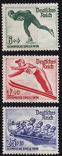 GERMANY REICH [1935] MiNr 0600-02 ( */mh ) Olympiade