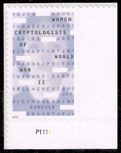 US #5738 Women Cryptologists P# Single; MNH |USA5738-06