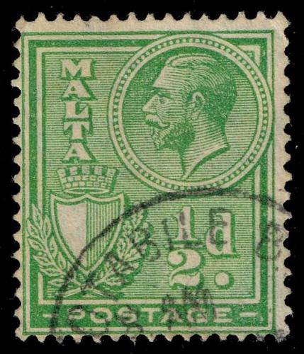 Malta #132 King George V; Used |MAL0132-01