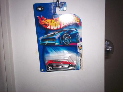 Hot Wheels 2004 First Editions Shredded #87/100 #087 Silver and Red