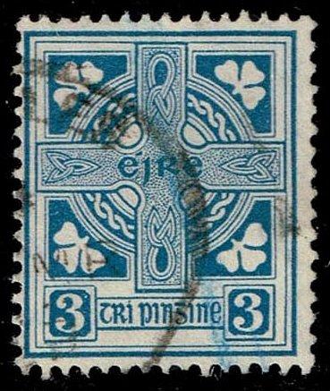 Ireland #70 Celtic Cross; Used (Stars) |IRE0070-02XRS