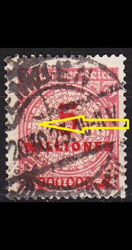 GERMANY REICH [1923] MiNr 0317 AP HT ( O/used ) [01] gepr&uuml;ft